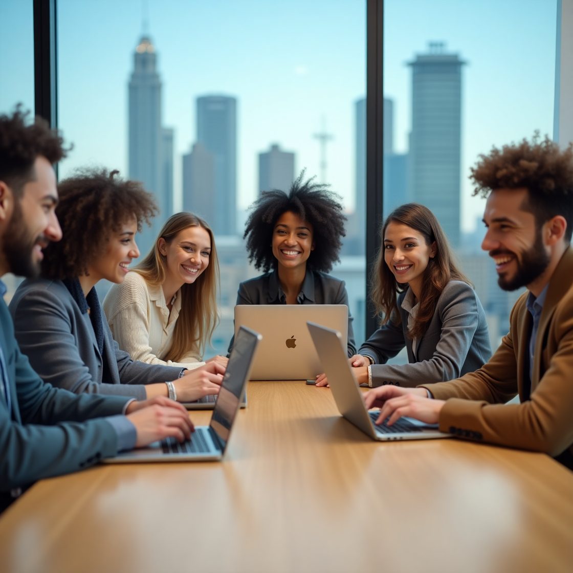 digital marketers at izonemedia360 headquarters